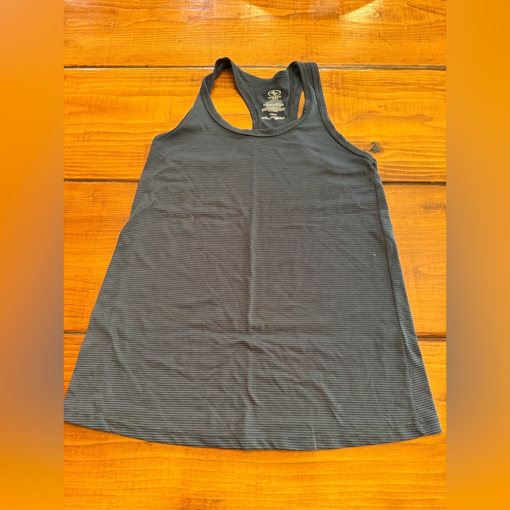 Athletic Works Charcoal Racerback Tank Top